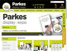 Tablet Screenshot of parkesprintgroup.com